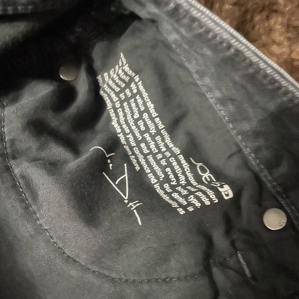 Joe's Jeans The Charlie High-Rise Skinny Jeans Faded Black size 27 - Picture 6 of 14